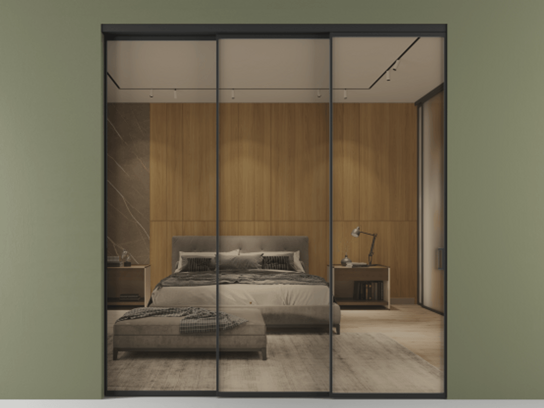 Перегородка Formato внутри проёма телескопик синхро 2 АЛПР 040.01 Алюминий Черный Рефлективное бронзовое стекло "Stopsol", калёное, 6 мм. Скрытый короб ЧЕР Цена 377480 ₽ 1. Полотно 3 шт. (800/2100 мм)
2. Комплект установки раздвижной системы
3. Базовый комплект фурнитуры
4. Комплект фурнитуры телескопик синхро-2
5.Ручка RONDO
. Фабрика дверей Волховец 8 (800) 551 43 19 Перегородка Formato внутри проёма телескопик синхро 2 АЛПР 040.01 Алюминий Черный Рефлективное бронзовое стекло "Stopsol", калёное, 6 мм Цена 377480 ₽ | Volhovec