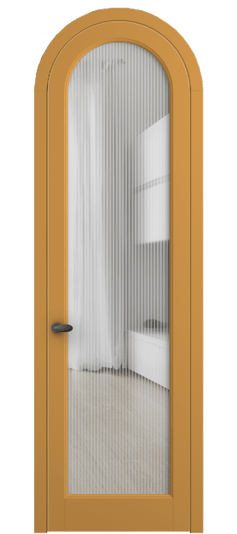Дверь межкомнатная 6814 Пастельно-жёлтый RAL 1034 MORU. Цвет RAL Пастельно-жёлтый RAL 1034. Материал Гладкая эмаль. Коллекция Palazzo. Картинка.