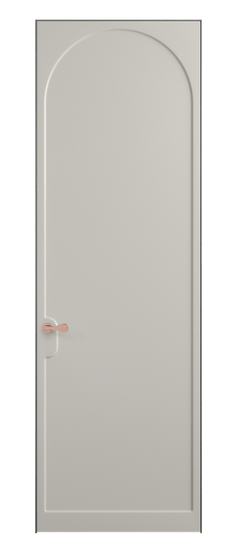Дверь межкомнатная 7503 МОС. Цвет Матовый облачно-серый. Материал Гладкая эмаль. Коллекция Softform. Картинка.